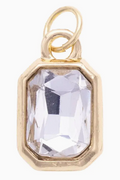 Emerald Cut Gem White