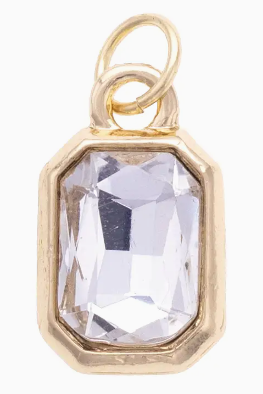 Emerald Cut Gem White